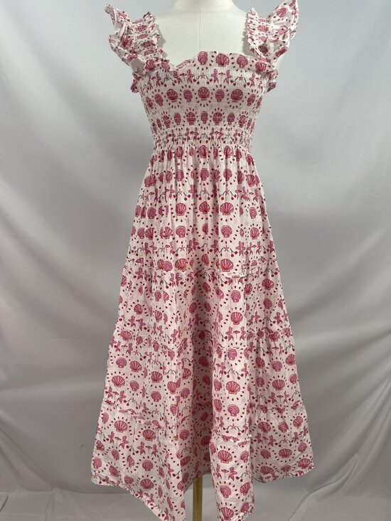 Hill House Dresses & Skirts - ✨ Hill House Home "Ellie" Nap Dress Mermaid Seashell Pink Midi Dress Size XS✨